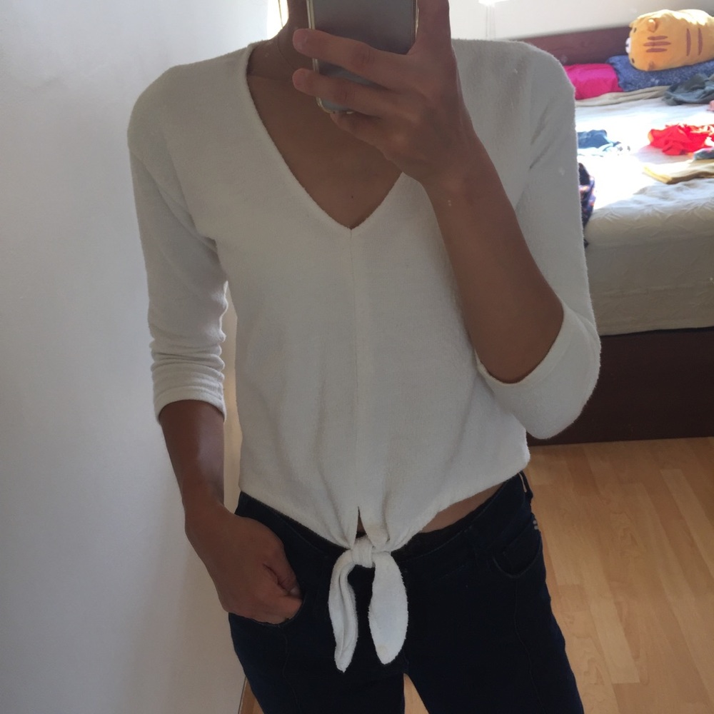 Madewell half sleeve top